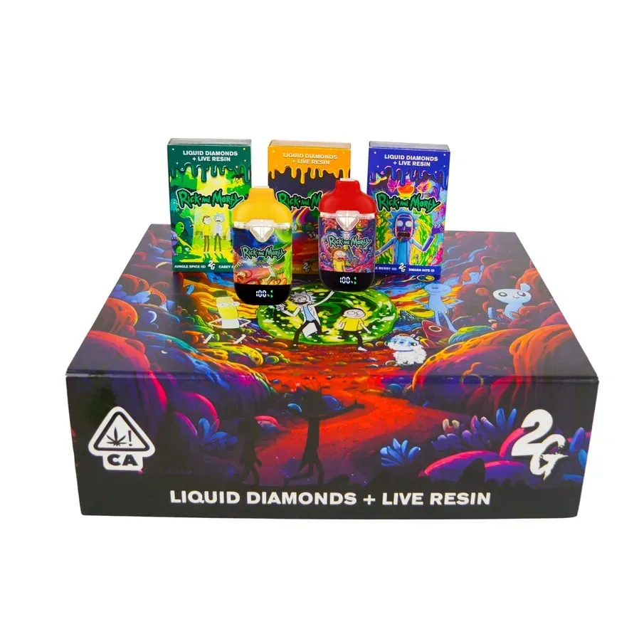 Empty 2G Rick And Morty Switch Dual Chamber Disposable Vape high quality