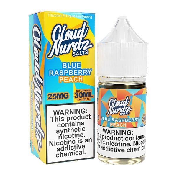 Peach sú craobh gorm le Cloud Nurdz Tfn Salts 30ml
