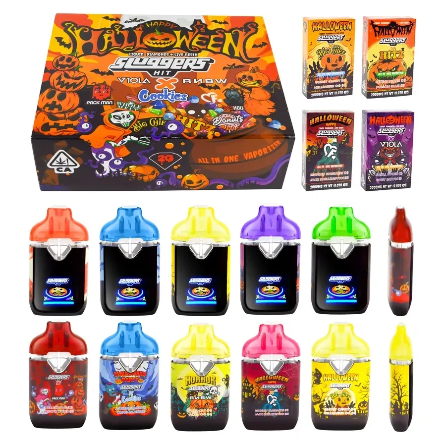 EMPTY Sluggers Hit Halloween 2g Disposable Vape Pen Switch Dual Flavors