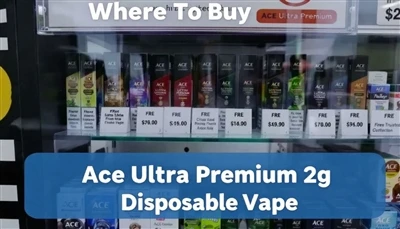 Cá háit le vape indiúscartha Préimh 2G Ace Ultra a cheannach
